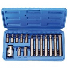 Bit set Torx, 15 delig