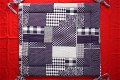 Boxkleed Patchwork Quilt-look paars wit NIEUW! - 2 - Thumbnail