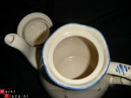 Koffieservies van Zell Harmersbach, blauwe stippen (Bv4b) - 1