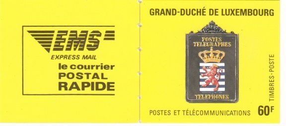 Luxemburg 1991 Postzegelboekje Telefoon en Postbus postfris - 1