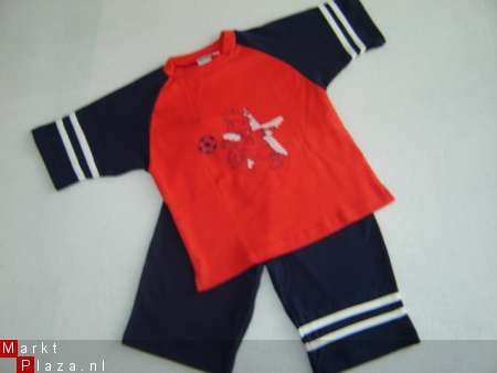 NIEUWE Stoere Jongens Tricot Shortama maat 92 t/m 116 - 2