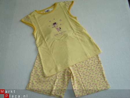 Meisjes Tricot Shortama maat 98 - 110 of 116 - 2