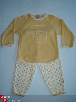 Nieuwe Feetje tricot pyjama maat 92 of 98 Geel - 3