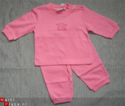 NIEUWE Feetje Tricot pyjama maat 56 roze - 1