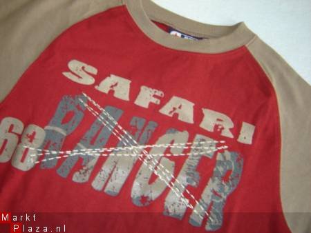 Stoer Jongens T-Shirt met SAFARI print maat 128 - 3