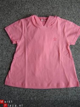 A-Lijn Puntmuts T-Shirt maat 140 ZALM - 5