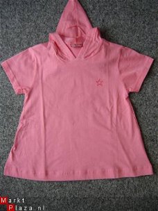 A-Lijn Puntmuts T-Shirt  maat 116   ZALM