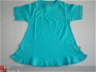 A-Lijn T-Shirt maat 116 Turquoise - 1 - Thumbnail