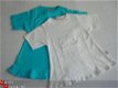 A-Lijn T-Shirt maat 104 Turquoise - 3 - Thumbnail