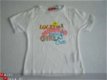 Leuk T-Shirt Lucky Girl print maat 140 WIT - 1 - Thumbnail