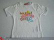 Leuk T-Shirt Lucky Girl print maat 116 WIT - 1 - Thumbnail