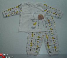 NIEUWE Feetje Tricot  PYJAMA  maat 56 t/m 68 Ecru