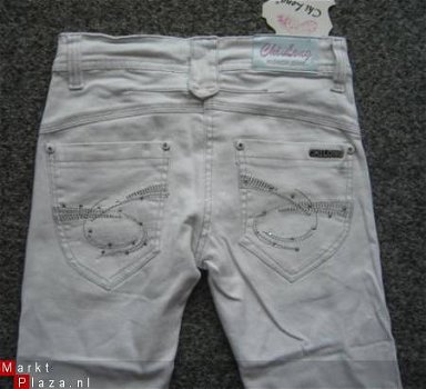 SUPER mooie WITTE JEANS maat 14 - 3