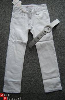 SUPER mooie WITTE JEANS maat 8 - 1