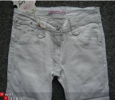 SUPER mooie WITTE JEANS maat 8 - 2