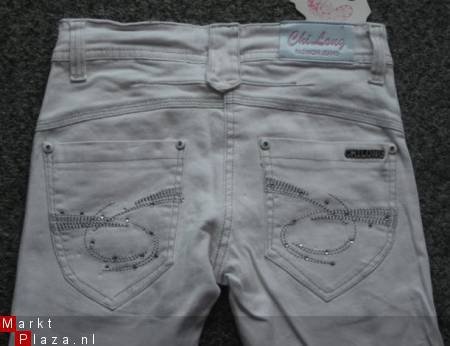 SUPER mooie WITTE JEANS maat 8 - 6