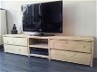 Steigerhout TV-meubel met lades / vakken - 2 - Thumbnail