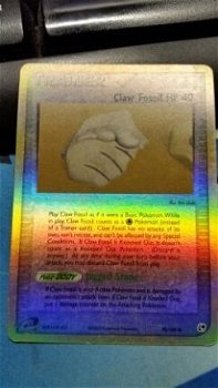 Claw Fossil 90/100 (reverse foil) Ex Sandstorm gebruikt - 1