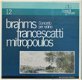 BRAHMS violin concert FRANCESCATTI Mitropoulos -I GRANDI CONCERTI 12 -Vinyl LP - 1 - Thumbnail