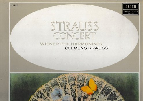 Strauss Concert -Wiener Philharmoniker olv Krauss - (Donau, Radetzky etc etc) – -Vinyl LP - 1
