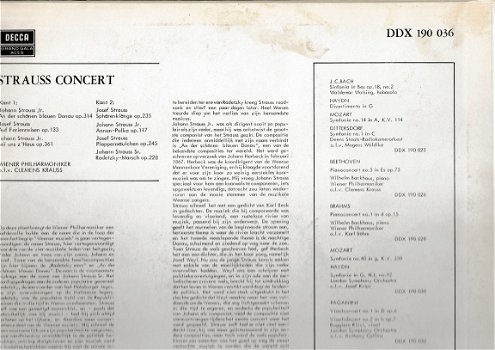 Strauss Concert -Wiener Philharmoniker olv Krauss - (Donau, Radetzky etc etc) – -Vinyl LP - 2