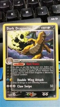 Dark Dragonite 15/109  Rare Ex Team Rocket Returns