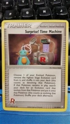 Surprise! Time Machine  91/109 Ex Team Rocket Returns