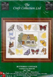 SALE THE CRAFT BORDUURPAKKET BUTTERFLY COTTAGE