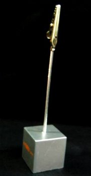 TNT post notitiehouder,NIEUW,12 cm hoog,zilver metallic - 3