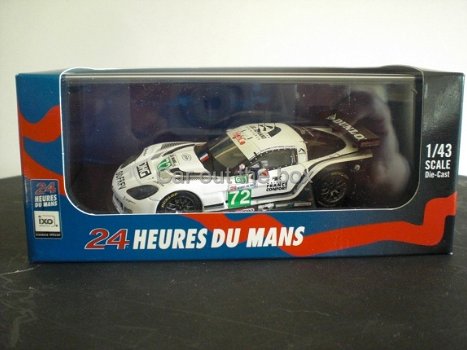 Chrevrolet Corvette C6R. Le Mans 2010 wit zwart NO 72 1:43 Ixo - 4