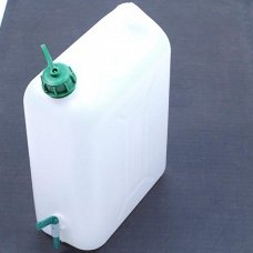 Jerrycan Wit 10 Liter + Kraan