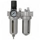 Pneumatische drukregelaar met water afscheider en olievernevelaar 1 t/m 10 bar regelbaar - 1 - Thumbnail