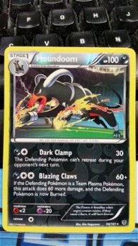 Houndoom 56/101 holo (reverse) BW Plasma Blast - 1