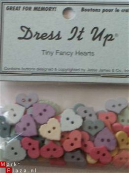 dress it up tiny fancy hearts - 1