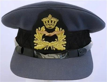 Pet, Uniform DT (Dagelijks Tenue), Officier (Lt-Kap), KLu, maat: 59, jaren'90.(Nr.2) - 0