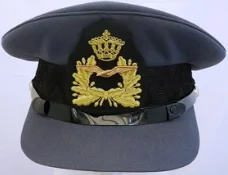 Pet, Uniform DT (Dagelijks Tenue), Officier (Lt-Kap), KLu, maat: 59, jaren'90.(Nr.2)