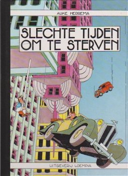 Auke Herrema Slechte tijden om te sterven hardcover met linnen rug - 1