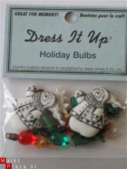 Dress it up holiday bulbs - 1