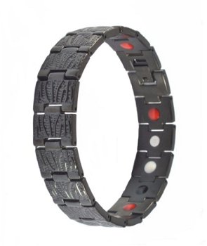 Armband met Magneten, germanium en far infra red model A-02954SZ - 2