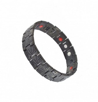 Armband met Magneten, germanium en far infra red model A-02954SZ - 4