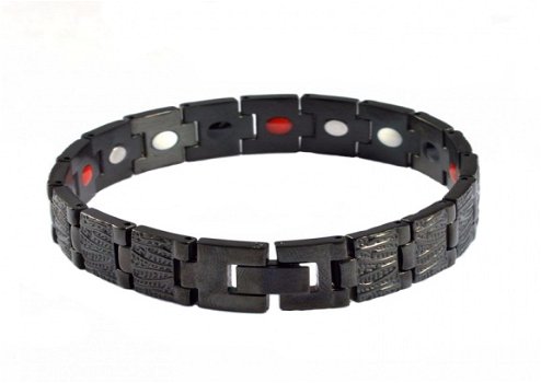 Armband met Magneten, germanium en far infra red model A-02954SZ - 5