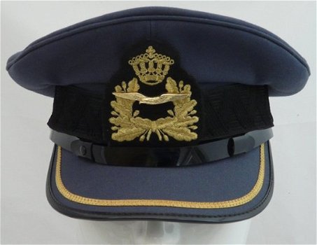 Pet, Uniform DT (Dagelijks Tenue), Officier (Maj-Lt-Kol), KLu, maat: 56, 1992.(Nr.1) - 0