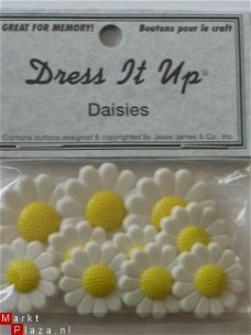 dress it up white daisies