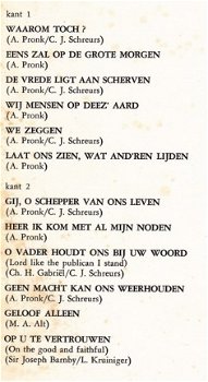 The Young Credo Singers/ Arie Pronk - Heer, Ik Kom Met Al Mijn Noden - vinyl LP - 2