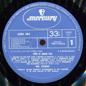 Rod Stewart ‎– Sing It Again Rod / vinyl LP - 3