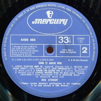 Rod Stewart ‎– Sing It Again Rod / vinyl LP - 4