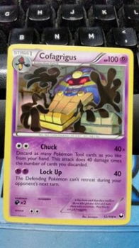 Cofagrigus 52/108 Rare BW Dark Explorers - 1