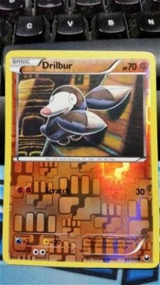 Drilbur  55/108  (reverse) BW Dark Explorers