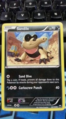 Sandile  64/108 (reverse) BW Dark Explorers