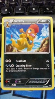 Scrafty 68/108 Rare BW Dark Explorers - 1